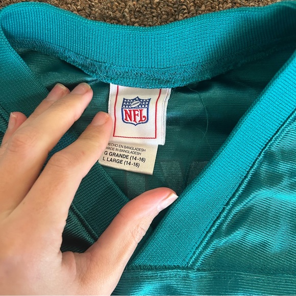 Vintage NFL JASON TAYLOR #99 Miami Dolphins Jersey Youth Large 14-16 - Picture 4 of 6